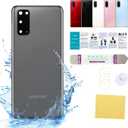 UooFide Compatible for Samsung Galaxy S20 Replacement Back Cover Glass 6.2-Inches Galaxy S20 5G SM-G980 SM-G981 All Carriers with Installation Manual + Repair Tool Kit (Cosmic Grey)