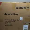 Decorative Wall Clocks, 24 Inch Modern Large Mirror Clock, Battery-Operated, Completely Silent, for Living Room,Bedroom and Kitchen Decor