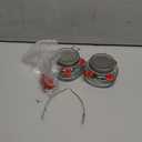 Nature's Way Bird Products MJF1 Nature's Way Mason Jar Hummingbird Dish Feeder, Clear (4" dia.)