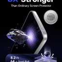 LISEN 2 Pack [Top 9H+ Hardness] Glass for iPhone 16E / iPhone 14 / iPhone 13 Screen Protector, Military Grade Shatterproof 8K HD Auto Dust-Elimination Bubble Free Tempered Glass with Ultra Fit Tray