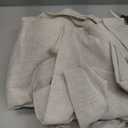 Natural Pinch Pleated Linen Curtains 92 Inches Long 2 Panels Set for Living Room, Farmhouse Beige Cream Semi Sheer Light Filtering Drapes with Back Tab for Bedroom 90-92 Inch Length Windows Viral Burg