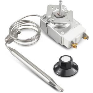 1175 Thermostat RX-1-36, 60125401 Thermostat Fit for Pitco Imperial 1175 Royal Range 3113, 1/4" Thread Mpt Stuff Box 200-400F