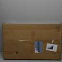 Square Coffee Table Low Table with 4 Solid Wood Sturdy Legs, Floor Table Desk for Sitting on The Floor, Storage and Living Room Furniture (Natural)