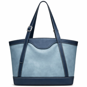 LuxeBold Shoulder Bag for Women Tote Purses and Handbags Top Handle Work Bag Satchel Hobo Purse, Blue