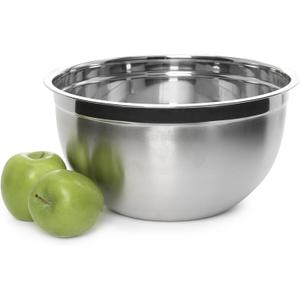 Deep Professional Quality Stainless Steel Mixing Bowl For Serving, Mixing Cooking and or Baking-6.5 Quart, 1172