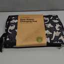 KeaBabies Portable Diaper Changing Pad - Large Waterproof Baby Changing Mat, Compact Travel Diaper Clutch, Functional Pockets Fit Newborn Essentials, Wipeable & Padded Baby Changer (Dino Ridge)