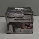 Ourokhome Knock Box Espresso Accessories, The Latest Patented Stainless Steel Espresso Machine Tool for Coffee Ground with Removable Knock Bar, Handle and Lid, Dishwasher safe, 4.8 inch