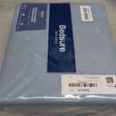 Bedsure Mineral Blue Duvet Covers Queen Size - Prewashed Cotton-Like Polyester Duvet Cover, Soft Queen Duvet Cover Set 3 Pieces with Zipper Closure, 1 Duvet Cover 90x90 inches and 2 Pillow Shams