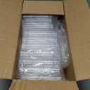 50 Pcs Quarter Tubes for Coins 5 x 1 Inch Clear Plastic Quarter Storage Tubes with Screw Lid Containers for Coins Collection Supplies