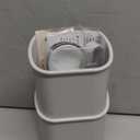 TAILI Suction Toothbrush Holder 2 Pack, Powerful Toothpaste Toothbrush Suction Cup, Self-draining Shower Razor Holder, Shower Toothbrush Holder for Wall, Kitchen Tableware Holder, Gray