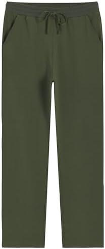 Weintee Men's 34" Inseam Tall Cotton Sweatpants with Pockets, Size Large Tall