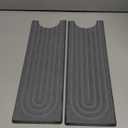 Kitchen Sink Splash Guard – Stone Diatomite Faucet Drying Matt, Modern Kitchen Sink Accessories for Countertop (Dark Grey, 23.6"x3.9")