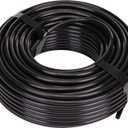 Raindrip 016010T 1/4-Inch Drip Irrigation Supply Tubing, 100-Foot., for Drip Irrigation, Drip Emitters, Irrigation Parts, Systems, Black Polyethylene