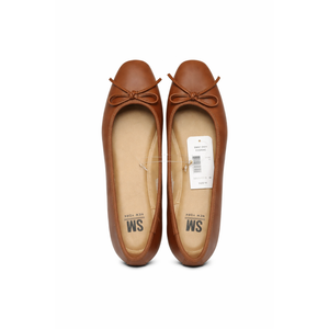 SMNY Zion Ballet Flats – Cognac Brown, Women’s Size 11