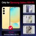 Casetego for Galaxy S24 FE Case,Compatible with MagSafe,[Military Grade Drop Test] Full Body Protection Slim Shockproof Rugged Marble Women Case for Samsung Galaxy S24 FE 6.7 inch,Cobalt Violet