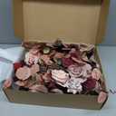 Ling's moment 9FT Eucalyptus and Willow Leaf Garland with White Flower, Handcrafted Wedding Sweetheart Table Centerpieces Head Table Decor Arch Backdrop Decorations for Wedding | Burgundy & Dusty rose