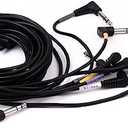 gtpartes Cable Harness Snake Loom Fit for Alesis Drum Module Surge Dm7X Turbo Command RCA Connector Type Electronic Drum Accessories