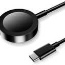 Magnetic Charging Cable for Apple Watch Charger,[USB C Port] Wireless Charging Cable Compatible with iWatch Series Ultra/10/9/8/7/6/SE/SE2/5/4/3/2[3.3FT/1M],Black