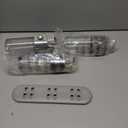 simplehuman Wall Mount Pumps, Triple 15 fl. oz. Shampoo & Soap Dispenser, Stainless Steel
