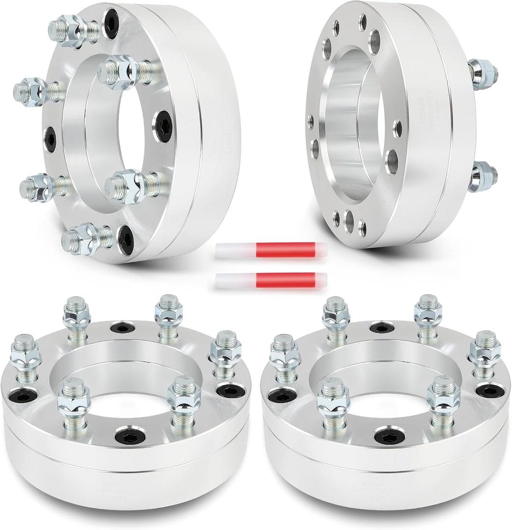 SCITOO 5x5.5 to 6x5.5 Wheel Adapters 2 inch for Ram 1500 2012-2018 1500 Classic 2019-2023 No Hubcentric Wheel Adapters Studs 14x1.5 Bore 108mm 4Pcs