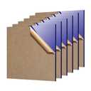 Gute 6Pcs Cast Acrylic Sheet,Acrylic Sheet Opaque Plastic Sheet 8 x 8 Inch (.118" Thick) for Signs, DIY Display Projects, Craft and Easy to CutBlue