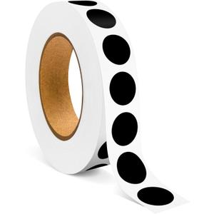 1/2 Inch Circle Sticker Labels,Pack of 1000 Round Color Coding Circle Dots Stickers Labels,Dot Stickers Label Sticker for Home Office(Black)