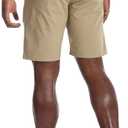 Wrangler Authentics Men's Performance Comfort Flex Flat Front Short (Beige), size 36