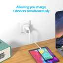 3 Pack US to UK Ireland Travel Plug Adapter, Anstronic International Power Adaptor with 2 USB, 4 in 1 Type G Power Outlet Adaptor for USA to England Kenya Dubai Irish Scotland