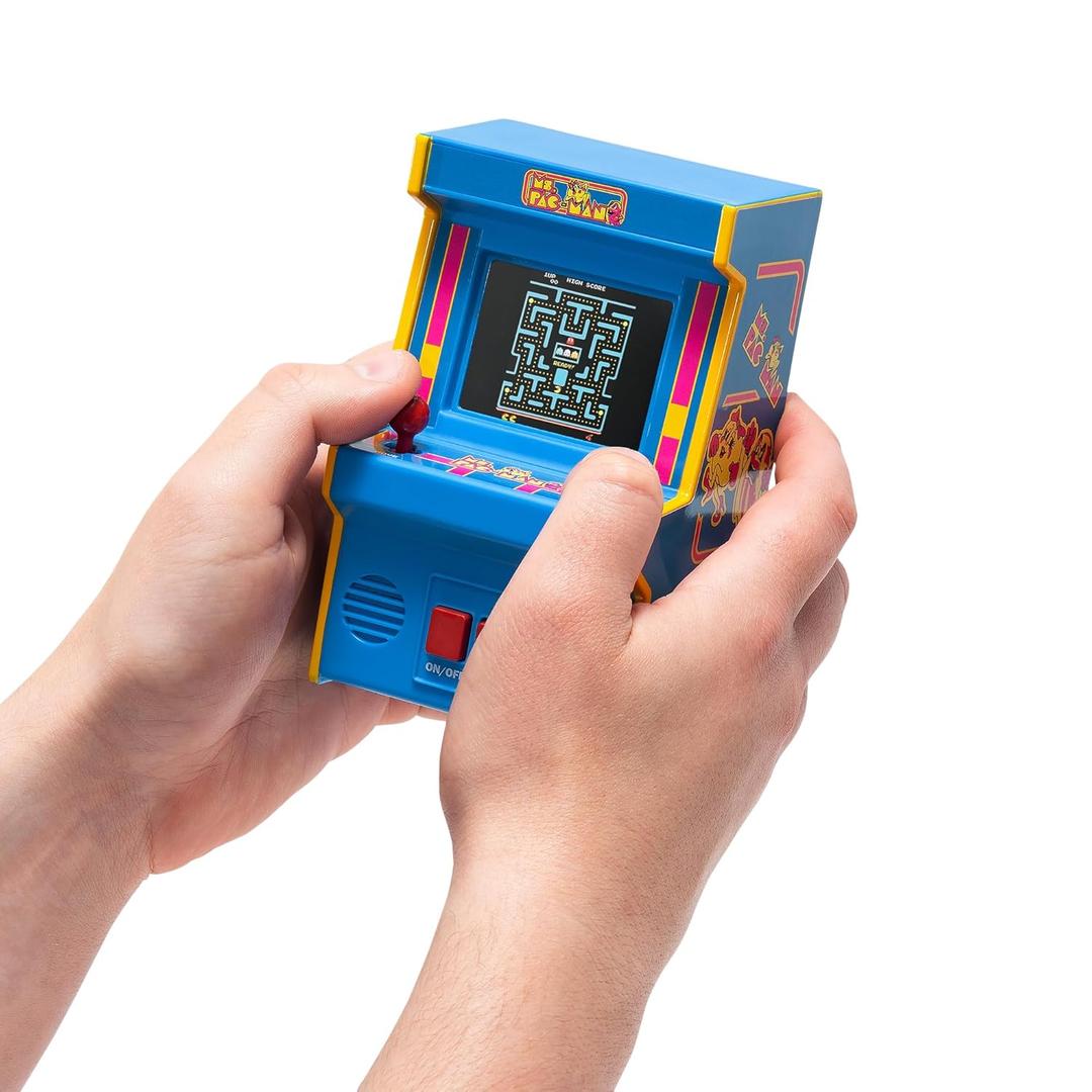 Arcade Classics - Retro Mini Arcade Game, Full Color Screen, Classic Handheld Electronic Game Console, 90s Toy, Great Gift for Kids 8+, Ms. Pac-Man