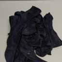 Fanfanwin 12 Pcs Football Towel Thin Sports Towel with Buttons Football Accessories Drip Streamer for Sports (Black,Simple)