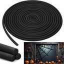 Frienda Foam Noodle Rope 40 ft 5/8 Inch Pool Noodles Tube Craft Versatile Foam Rod Rope Cylinder for Modeling, DIY Arts and Crafts Supplies(Black)