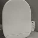 ZMJH 236 Bidet Toilet Seat Elongated - Endless Warm Water, Heated Seat & Vortex Wash, Dual Front/Rear Cleaning, Warm Air Dryer, LED Night Light, Electric-Powered (Elongated)