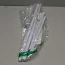 AIZESI 2pcs Spring Tension Rods Adjustable 26 to 39 inch Small Tension Curtain Rod No Drilling Expandable Spring Loaded Curtain Rod,Suitable for Doors and Windows 28 to 36 inch, White