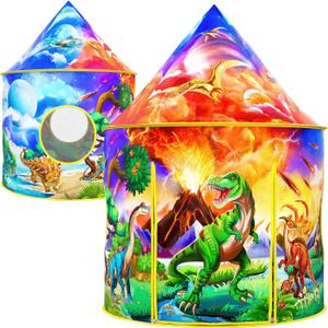 Wilwolfer Dinosaur Tent for Kids: Dinosaur Toys for Kids - Indoor Play Tent for Toddlers and Baby - Great Gift for Boys and Girls