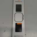 Bandletic Nylon Bands Compatible with Apple Watch Ultra 3/Ultra 2 Band 49mm for Men 46mm 45mm 44mm 42mm(Series 3), Rugged Tactical Sport Strap for iWatch Series 11 10 9 8 7 6 5 4 SE 3 2 1, S-Black