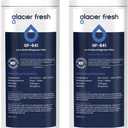 GLACIER FRESH Replacement for DA97-17376B Refrigerator Water Filters, HAF-QIN, HAF-QIN/EXP, DA97-08006C, RF23M8070SG, RF23M8070SR, RF23M8090SG, RF23M8090SR, RF23M8570SR, RF23M8590SG (2 Pack)