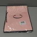 2 x Linelglobal Pink Letter Gift Bag with Handles for Women 12.6" Anniversary Wedding Party Includes Envelope, Card, Wrapping Paper - Initial C, 1 Count