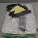 Mattress Vacuum Bag for Moving, Vacuum Seal Mattress Bag for Memory Foam or Inner Spring Mattresses, Compression and Storage for Returns, Leakproof Valve and Double Zip Seal (Queen/Full/Full-XL) (Clear)