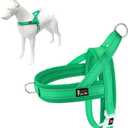 Plutus Pet No Pull Dog Harness with Breathable Mesh Padded, Adjustable Reflective Escape Proof Dog Harness, Quick Fit Dog Vest Harness for Dogs(M, Green)