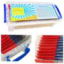 Metal Film Through Hole Resistor Assortment Kit 1/2W (Watt) 42 Values 840pcs 1% 1-2M Ohm Assorted for Led Lights Arduino DIY Electronics Repairs