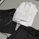 Boys Suit Set Formal Dress Shirt with Bowtie Vest Pants Toddler Boy Tuxedo Suits (12 Years, Black 4pc)