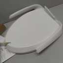 Jool Baby Quick Flip Toilet Seat with Built-in Potty & Splash Guard for Toddler Training, Slow Close (Elongated)