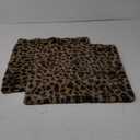 GALMAXS7 Cheetah Pillow Covers 18x18 Faux Fur Throw Pillow Covers Set of 2 Leopard Couch Pillow Covers Fluffy Soft Decorative for Home Living Room Bedroom