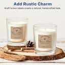 Avery Kraft Brown Square Labels with Sure Feed Technology, 2" x 2", Print to The Edge, Laser/Inkjet Printable Labels, 300 Total (22846)