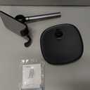 LISEN Cell Phone Stand Adjust for iPhone Phone Holder for Desk, Office Desk Accessories PC Gaming Gifts for Her Essentials Kitchen Gadgets Fit Telephone OtterBox Case Switch iPad Air Tablet 4-10 in (BLACK)