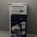 Chamberlain B6713T Smart Advanced Corner LED Lighting-myQ Smartphone Controlled-Ultra Quiet, Strong Belt Drive & MAX Lifting Power, Blue Garage Door Opener 