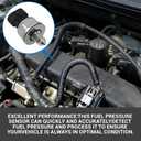 Fuel Rail Pressure Sensor 12635273 5PP11-4, Injection Fuel Pressure Sensor Fit for Cadillac SRX, Chevrolet Equinox Impala, GMC Terrain, Buick Lacrosse Regal Malibu 10-17 2.4L