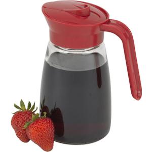 GoodCook Everyday 12 oz. Syrup Dispenser  Easy Pour Spout Waffle & Pancake Syrup Dispenser Container, Glass Syrup Bottle for Maple Syrup, Honey, Barbecue Sauce