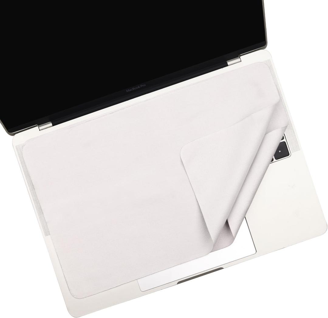 2 PCS Premium Microfiber Screen Cleaner - Laptop Keyboard Cover Imprint Protection - Laptop Screen Cleaner Cloth for 13" 14" MacBook Pro and MacBook Air