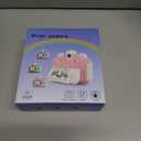 Instant Printing Camera for Kids with Color Pens- Kids Selfie Camera. Image and Video Recorder, 12MP Photo Shooting, 180-Degree Rotating Feature. Gift for Ages 5, 6, 7, 8, 9, 10 (Blue)